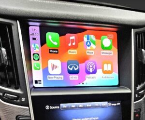 Inifinity QX50 carplay display