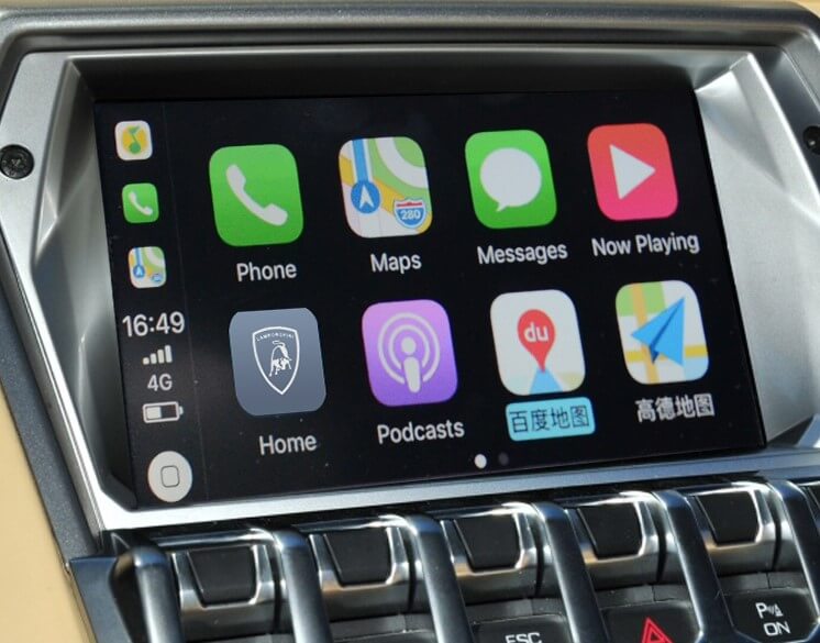 Apple CarPlay und Android Auto für Lamborghini Aventador Gen I (2013-2019)