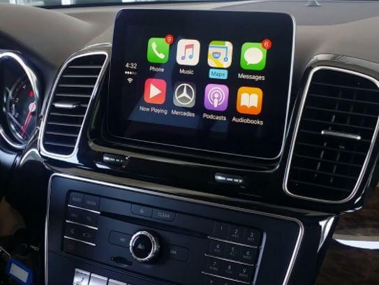 Apple CarPlay und Android Auto für Mercedes Benz GLE W166 (2015-2018)