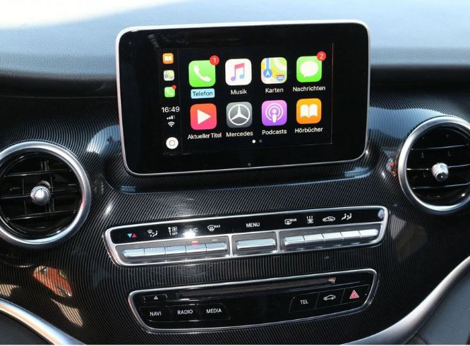 Apple CarPlay und Android Auto für Mercedes Benz V Klass W447 (2015-2018)