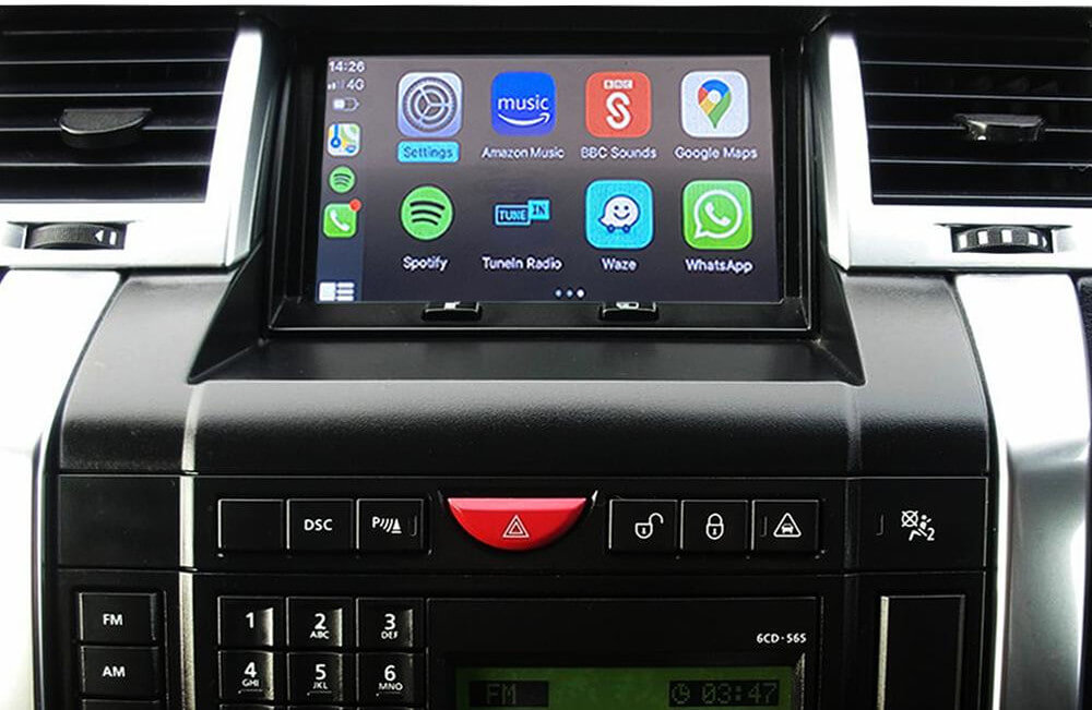 Apple CarPlay und Android Auto für Landrover Range Rover Sport L320 (2005-2009)