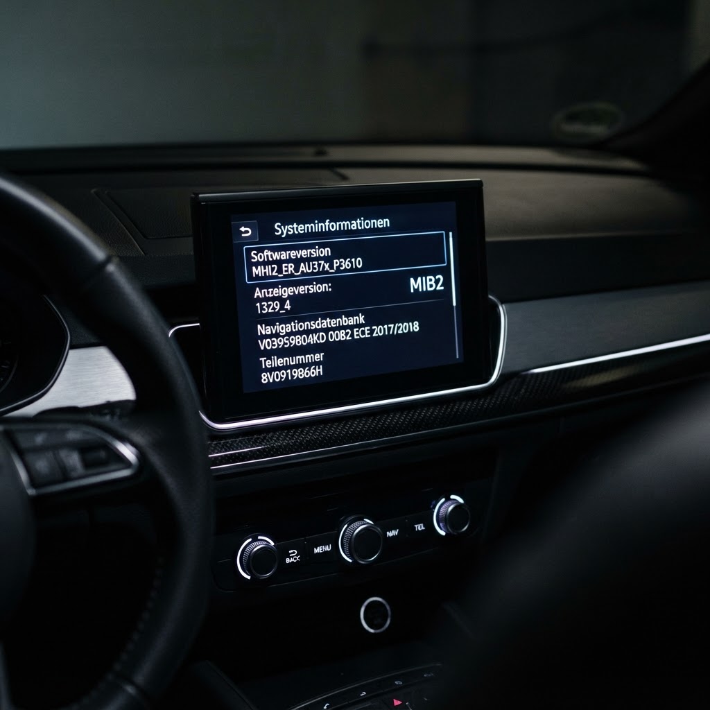 VAG Infotainment System Software-Version abrufen — VW Audi Skoda SEAT