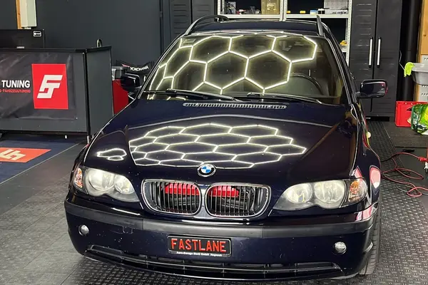 bmw e46 touring dark blue